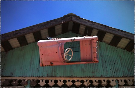 PinkCarGoesToHeavenBokeh1fullflipMidtoneFrayed 2