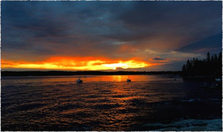 MaineSunset1Bokeh1Frayed 2